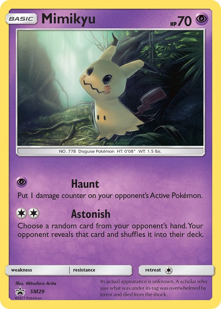 Mimikyu SM29 - Sun & Moon Promo - Pokémon TCG
