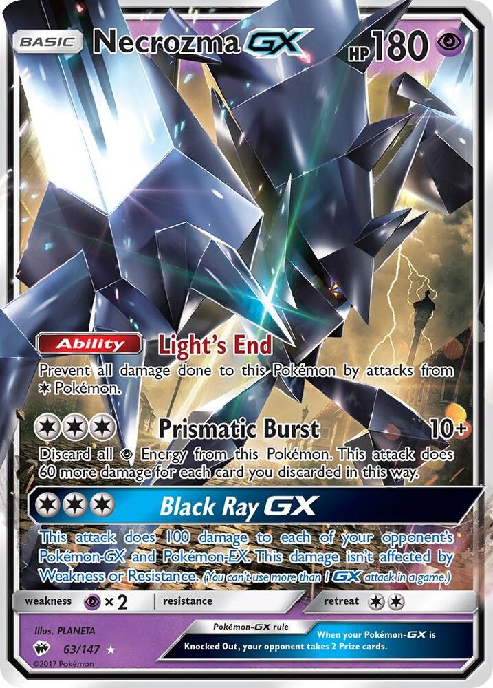 Necrozma GX 63/147 - Burning Shadows - Pokémon TCG