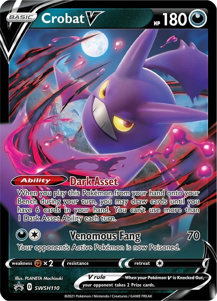 Crobat V SWSH110 - Sword & Shield Promo - Pokémon TCG