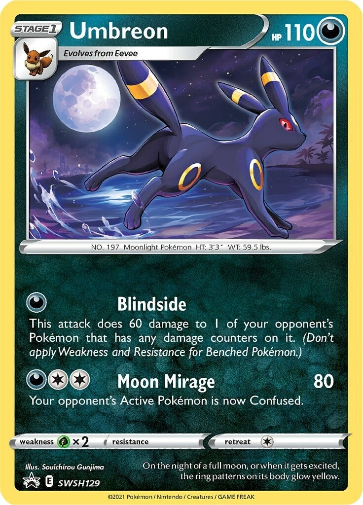 Umbreon SWSH129 - Sword & Shield Promo - Pokémon TCG