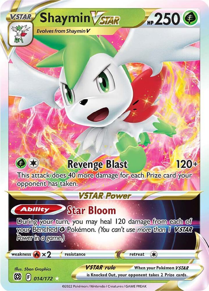 Shaymin VSTAR 014/172 - Brilliant Stars - Pokémon TCG