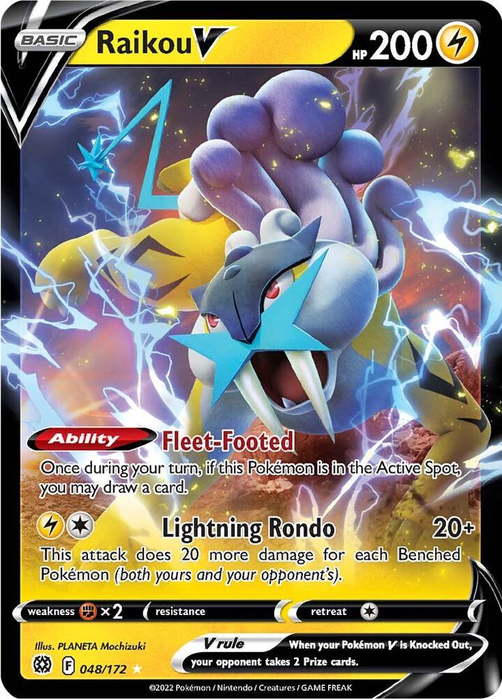 Raikou V 048/172 - Brilliant Stars - Pokémon TCG