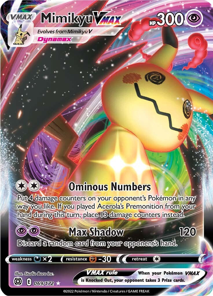 Mimikyu VMAX 069/172 - Brilliant Stars - Pokémon TCG
