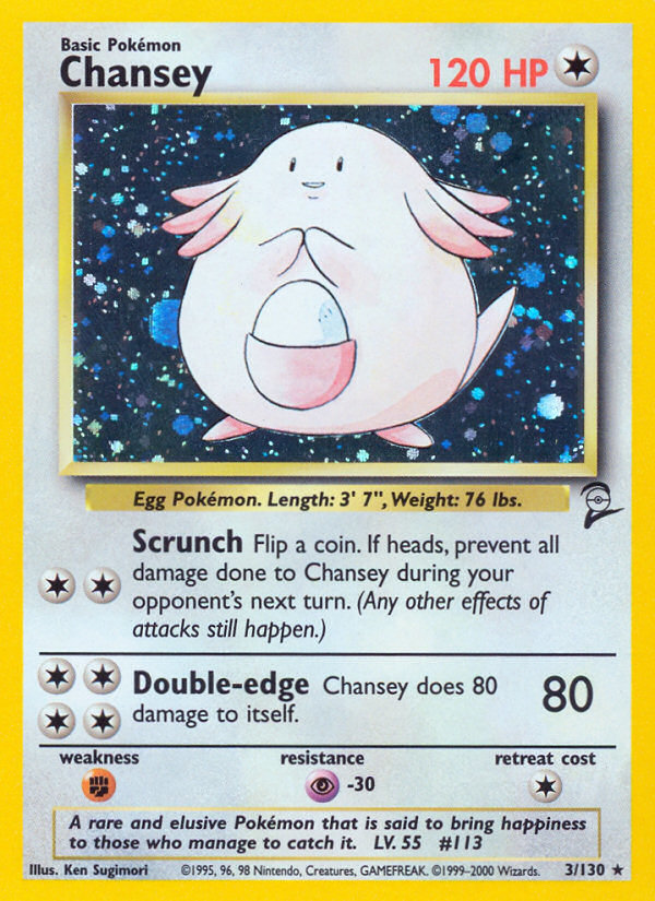 Chansey 3 - NM Inglés