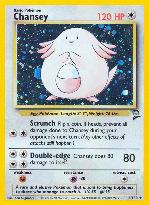 Chansey 3 - NM Inglés