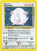 Chansey 3/102 - Base Set (Unlimited) - Pokémon TCG