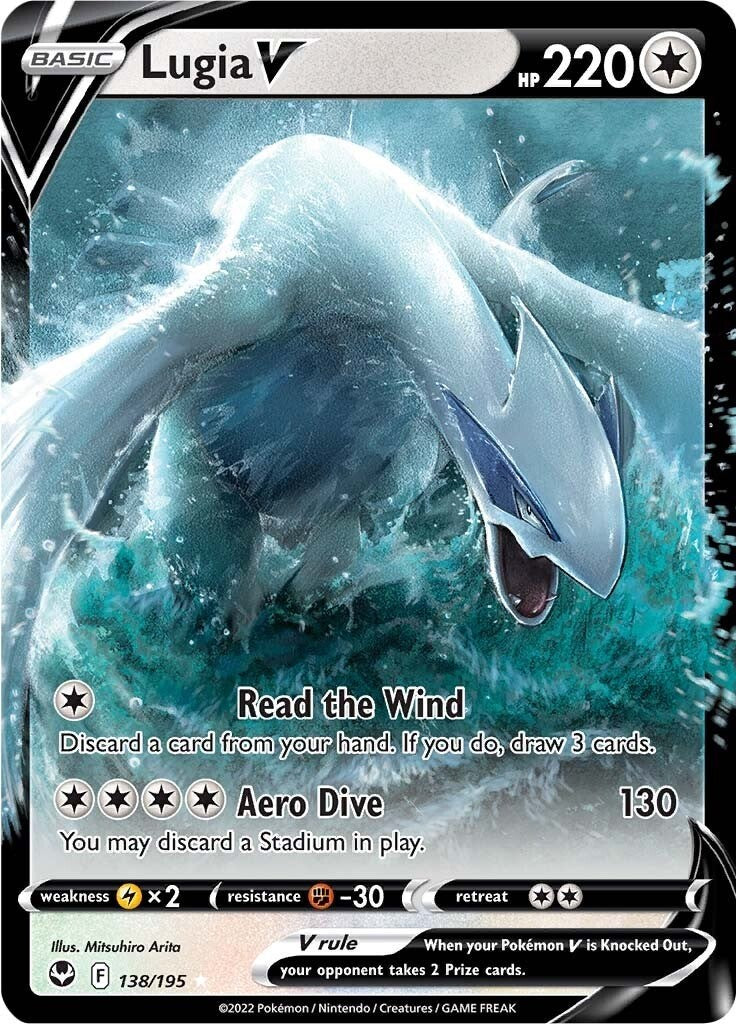 Lugia V 138/195 - Silver Tempest - Pokémon TCG