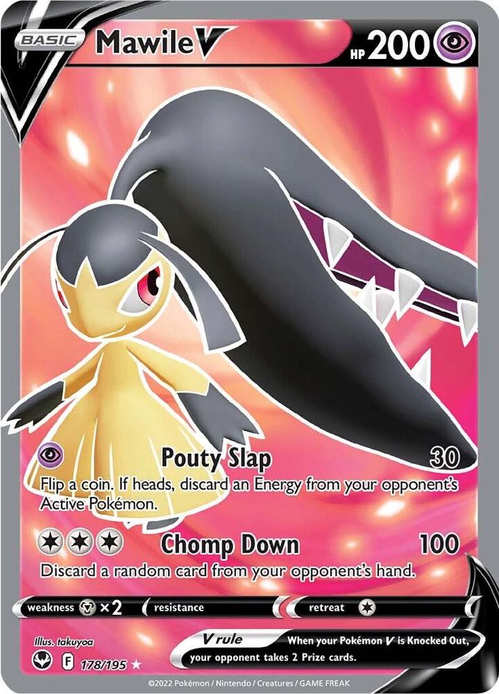 Mawile V (Full Art) 178/195 - Silver Tempest - Pokémon TCG