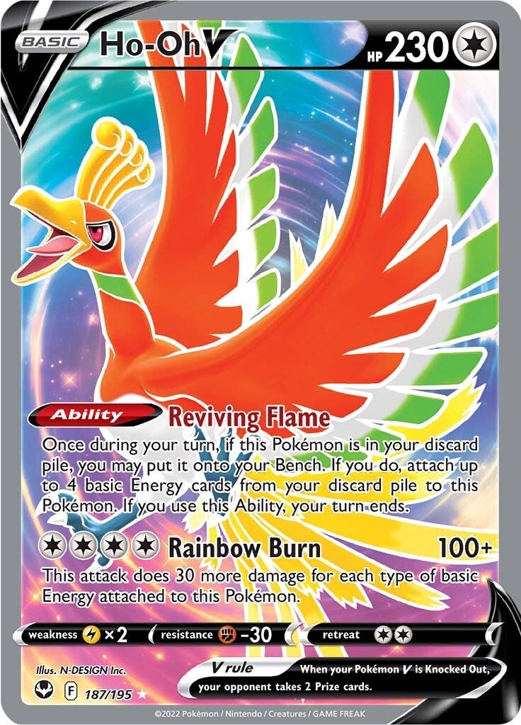 Ho-oh 187/195 - Silver Tempest - Pokémon TCG