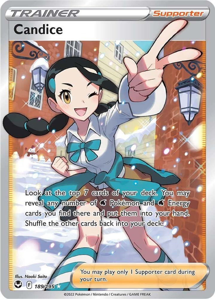 Candice (Full Art) 189/195 - Silver Tempest - Pokémon TCG