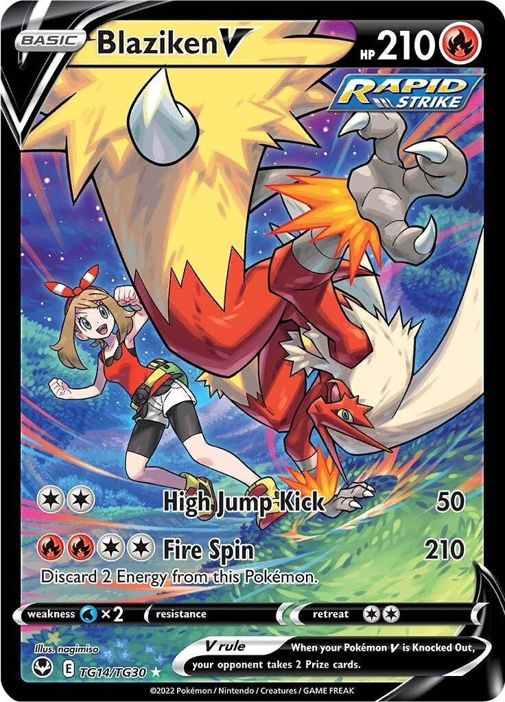 Blaziken V TG14/TG30 - Silver Tempest Trainer Gallery - Pokémon TCG