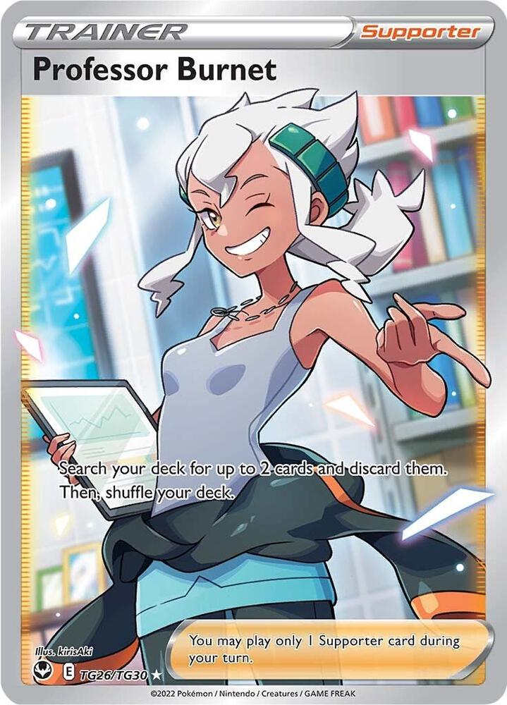 Professor Burnet TG26/TG30 - Silver Tempest Trainer Gallery - Pokémon TCG