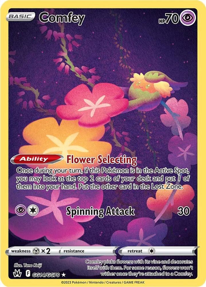 Comfey GG14/GG70 - Crown Zenith: Galarian Gallery - Pokémon TCG