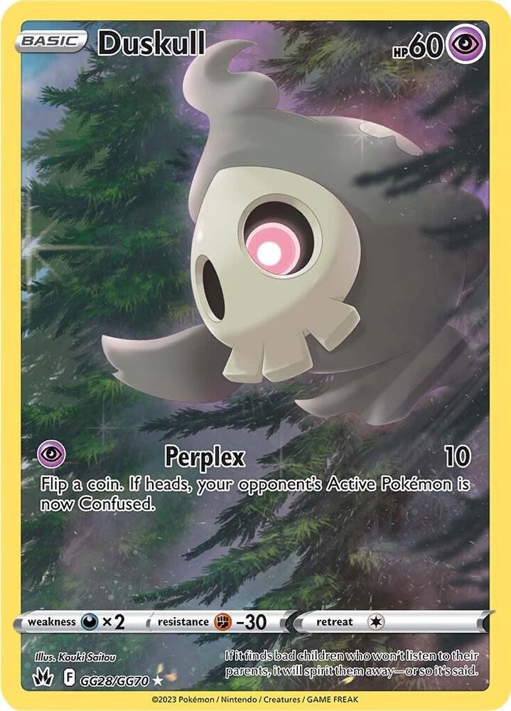 Duskull GG28/GG70 - Crown Zenith: Galarian Gallery - Pokémon TCG