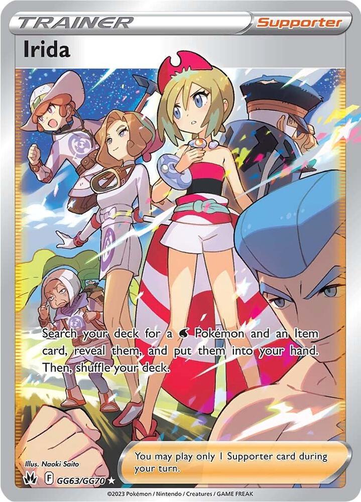 Irida GG63/GG70 - Crown Zenith: Galarian Gallery - Pokémon TCG