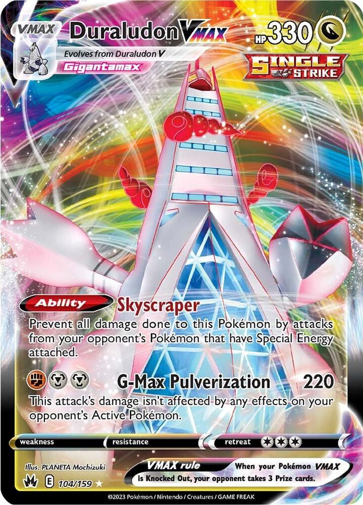 Duraludon VMAX 104/159 - Crown Zenith - Pokémon TCG