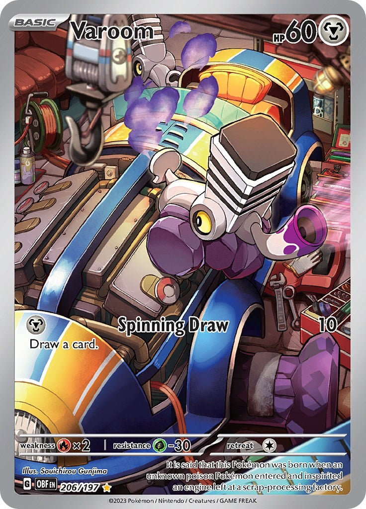 Varoom 206/197 - Obsidian Flames - Pokémon TCG
