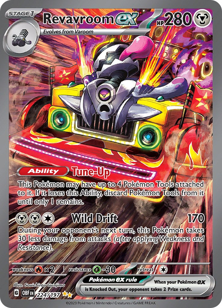 Revavroom ex 224/197 - Obsidian Flames - Pokémon TCG
