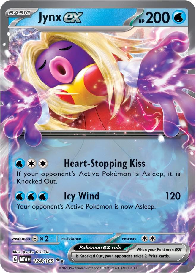 Jynx ex 124/165 - SV: 151 - Pokémon TCG