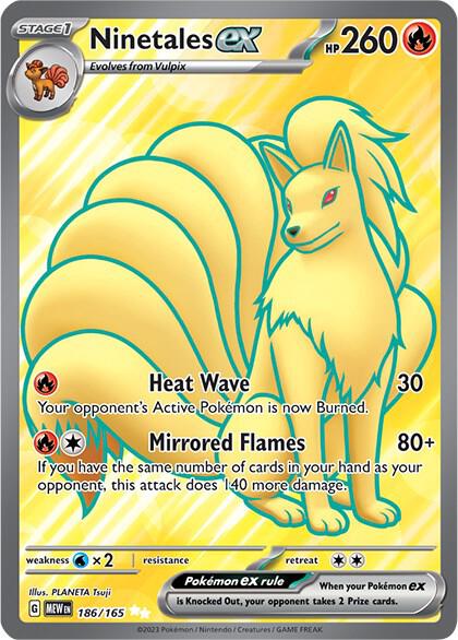 Ninetales ex 186/165 - SV: 151 - Pokémon TCG