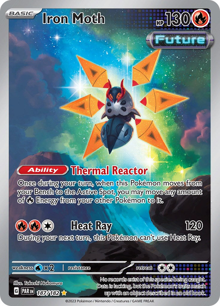 Iron Moth 187/182 - Paradox Rift - Pokémon TCG