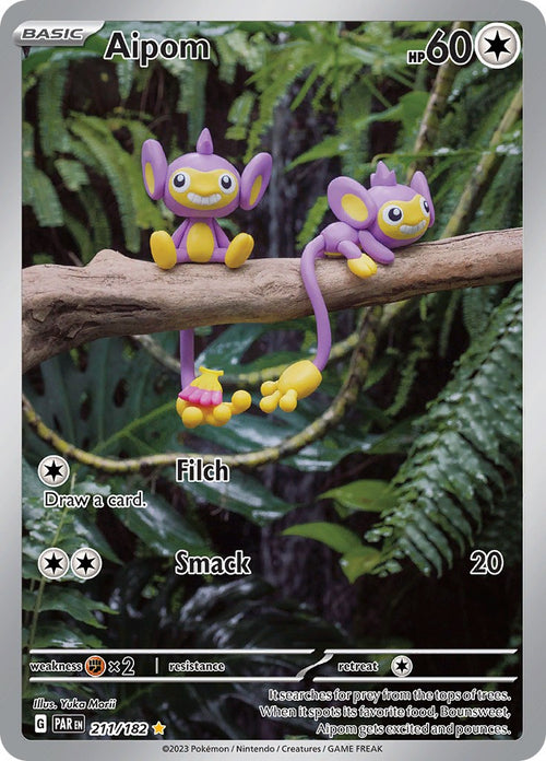 Aipom 211/182 - Paradox Rift - Pokémon TCG