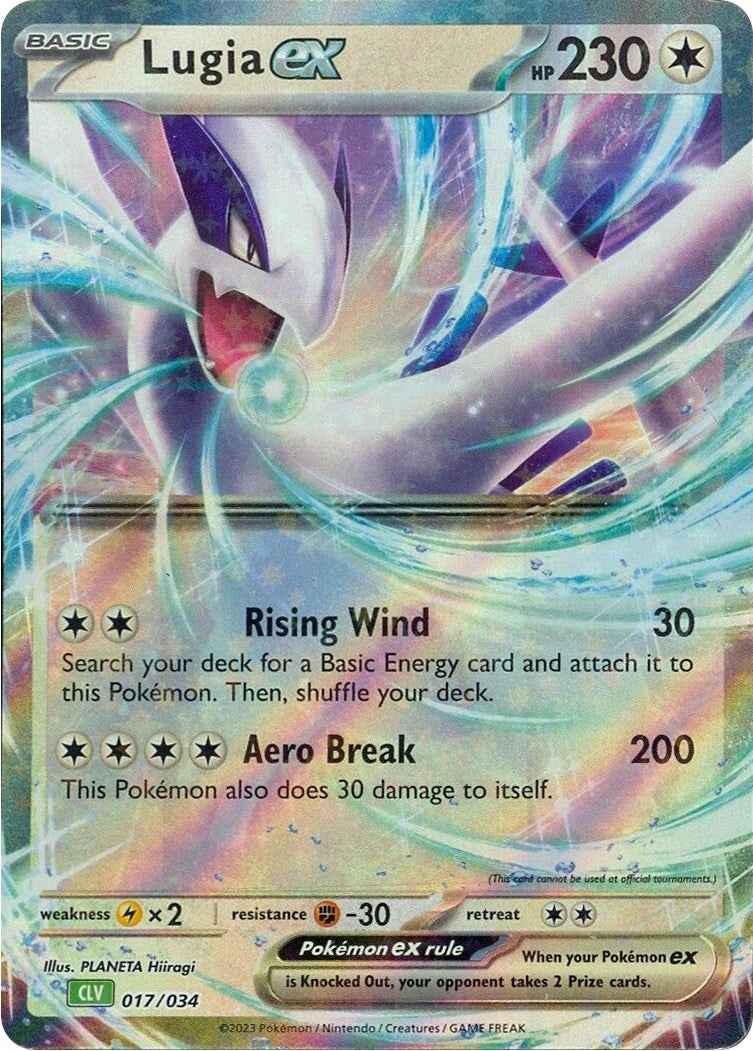Lugia ex 017/034 - Trading Card Game Classic - Pokémon TCG