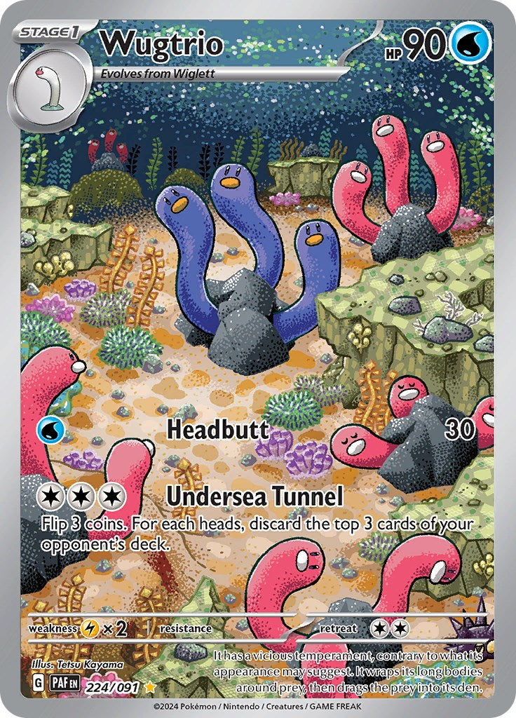 Wugtrio 224/091 - Paldean Fates - Pokémon TCG