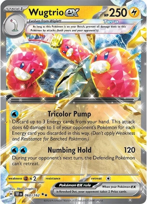 Wugtrio ex 060/162 - Temporal Forces - Pokémon TCG