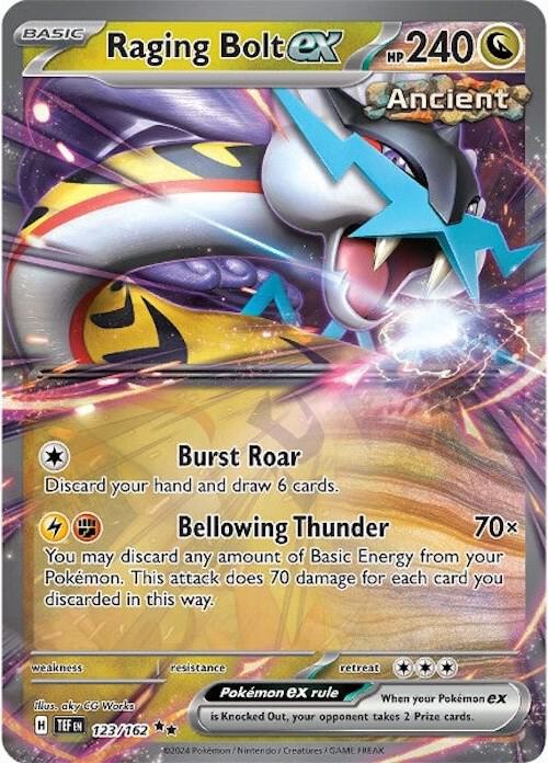 Raging Bolt ex 123/162 - Temporal Forces - Pokémon TCG