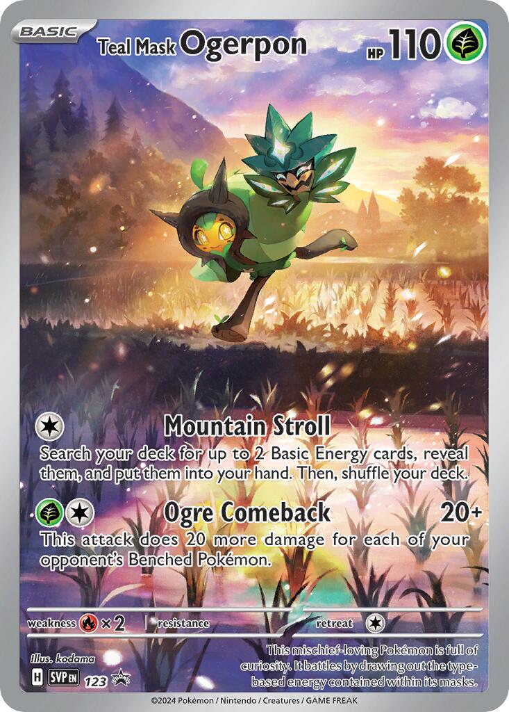 Teal Mask Ogerpon 123 - Scarlet & Violet Promo - Pokémon TCG