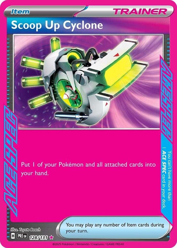 Scoop Up Cyclone 128/131 - Prismatic Evolutions - Pokémon TCG