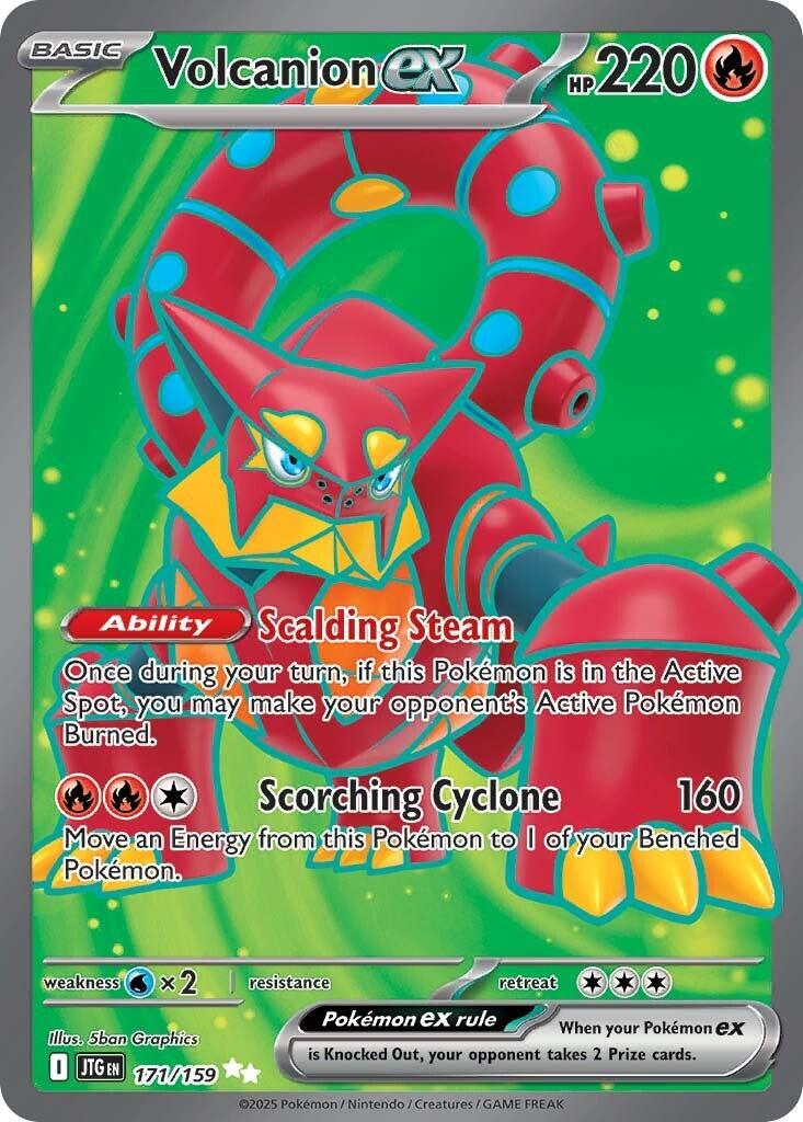 Volcanion ex 171/159 - Journey Together - Pokémon TCG
