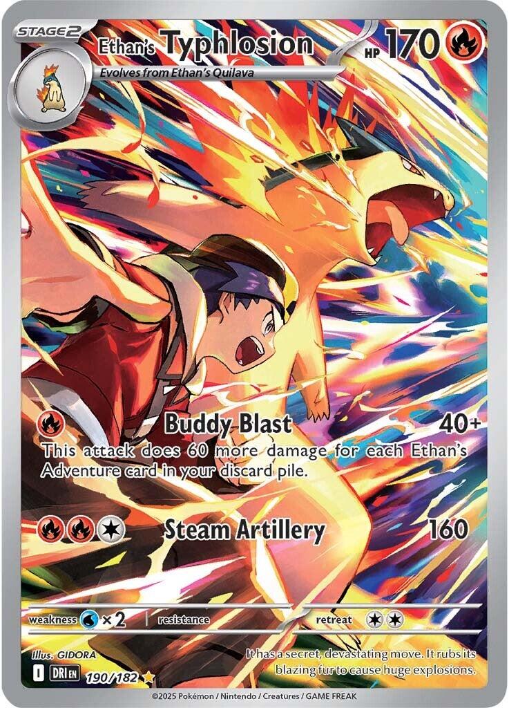 Ethan's Typhlosion 190/182 - Destined Rivals - Pokémon TCG
