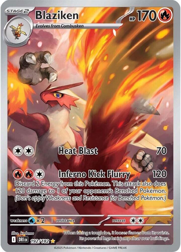 Blaziken 192/182 - Destined Rivals - Pokémon TCG