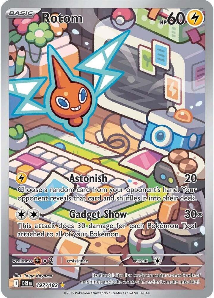 Rotom 197/182 - Destined Rivals - Pokémon TCG