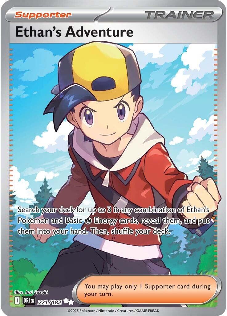 Ethan's Adventure 221/182 - Destined Rivals - Pokémon TCG