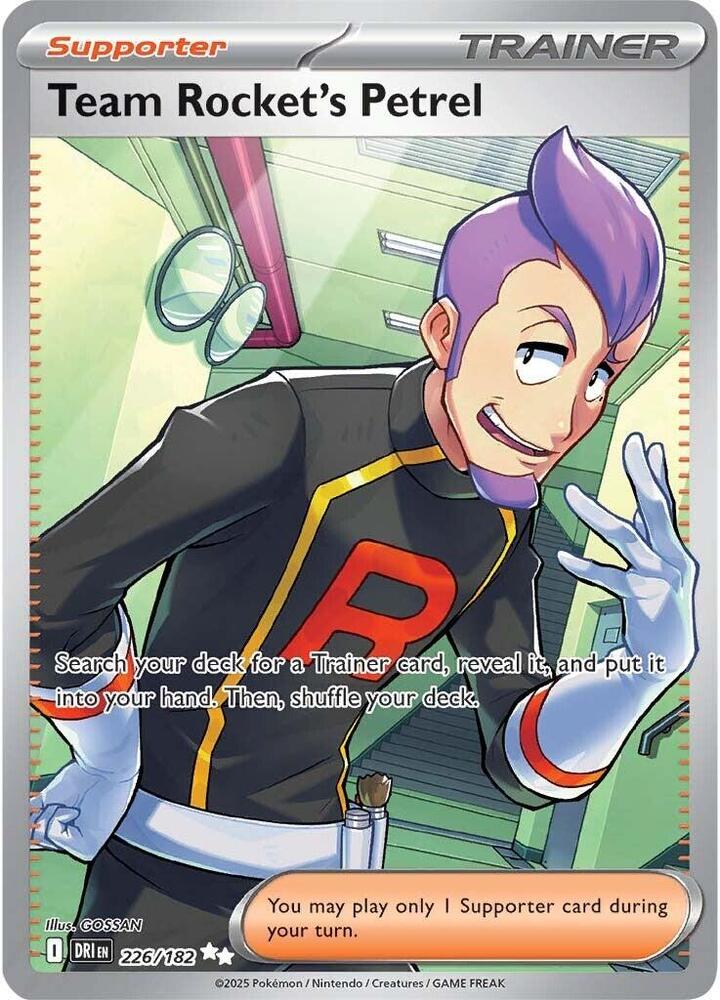 Team Rocket's Petrel 226/182 - Destined Rivals - Pokémon TCG