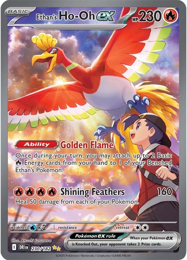 Ethan's Ho-oh ex 230/182 - Destined Rivals - Pokémon TCG