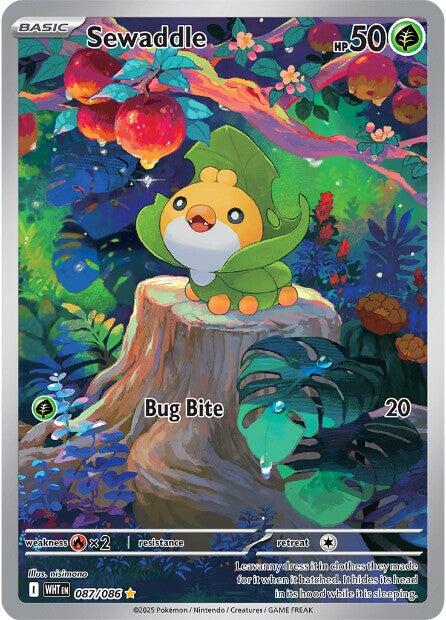 Sewaddle 087/086 - White Flare - Pokémon TCG