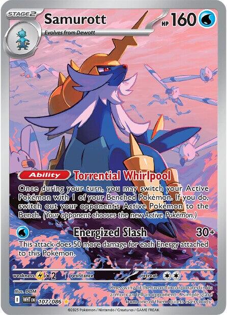 Samurott 107/086 - White Flare - Pokémon TCG