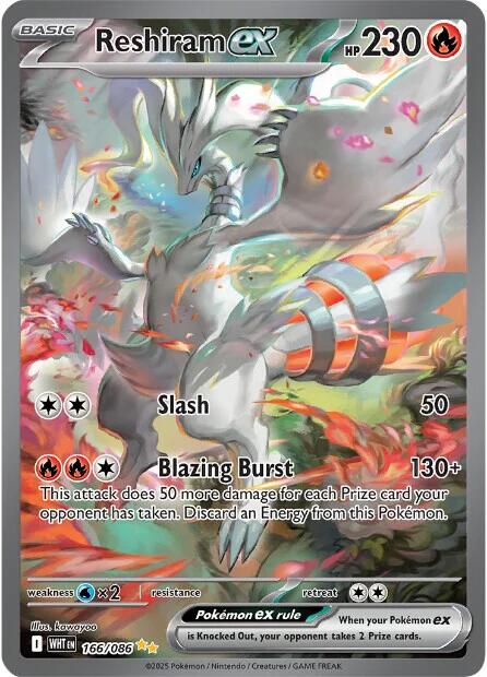 Reshiram ex 166/086 - White Flare - Pokémon TCG
