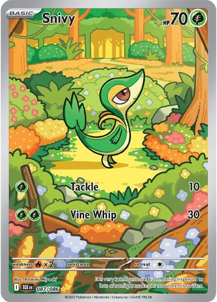 Snivy 087/086 - Black Bolt - Pokémon TCG