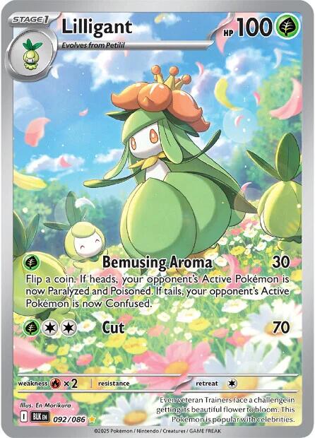 Lilligant 092/086 - Black Bolt - Pokémon TCG