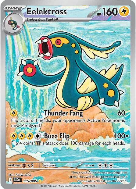 Eelektross 115/086 - Black Bolt - Pokémon TCG