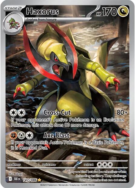 Haxorus 147/086 - Black Bolt - Pokémon TCG