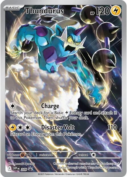 Thundurus 209 - Scarlet & Violet Promo - Pokémon TCG