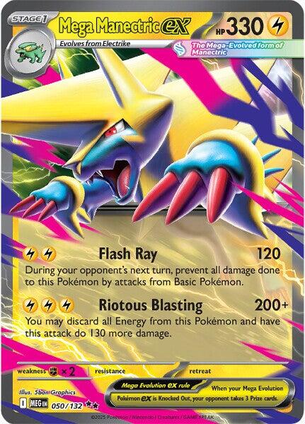 Mega Manectric ex 050/132 - Mega Evolution - Pokémon TCG