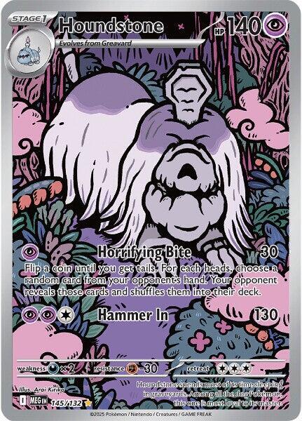 Houndstone 145/132 - Mega Evolution - Pokémon TCG