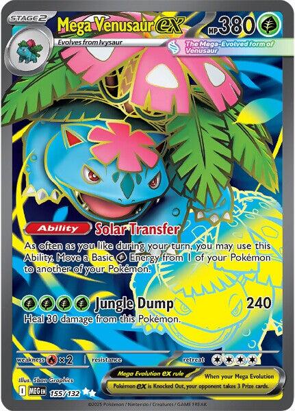 Mega Venusaur ex 155/132 - Mega Evolution - Pokémon TCG